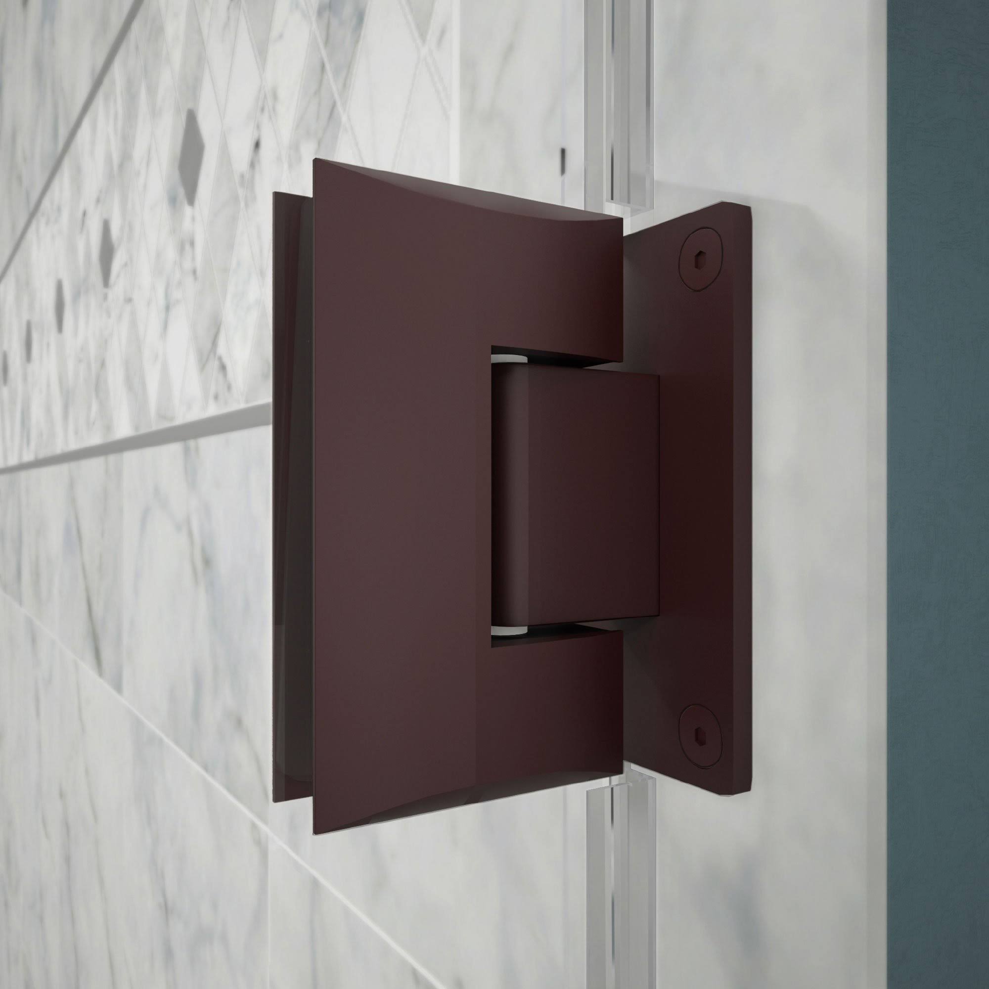 Hinged Shower Door, Oil Rubbed Bronze Finish Hardware P570138