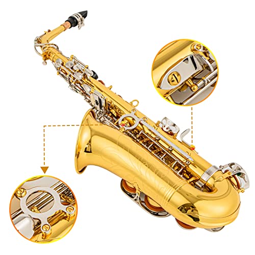 Black/gold keys Eb Alto Saxophone with Case G299000