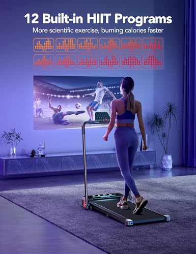 2 in 1 Under Desk Treadmill with Remote Control C56600