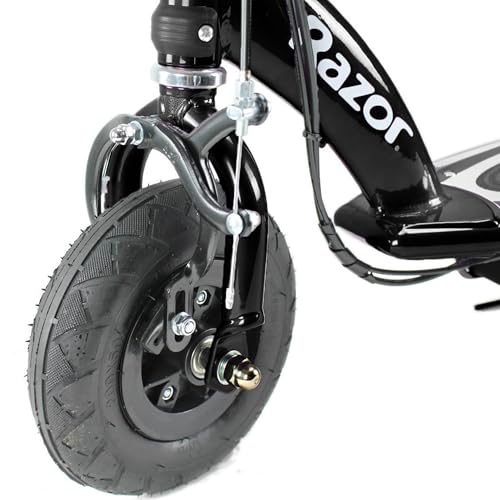 Black 24 Volt Electric Kick Scooter with 8 Inch Pneumatic Tires L1634