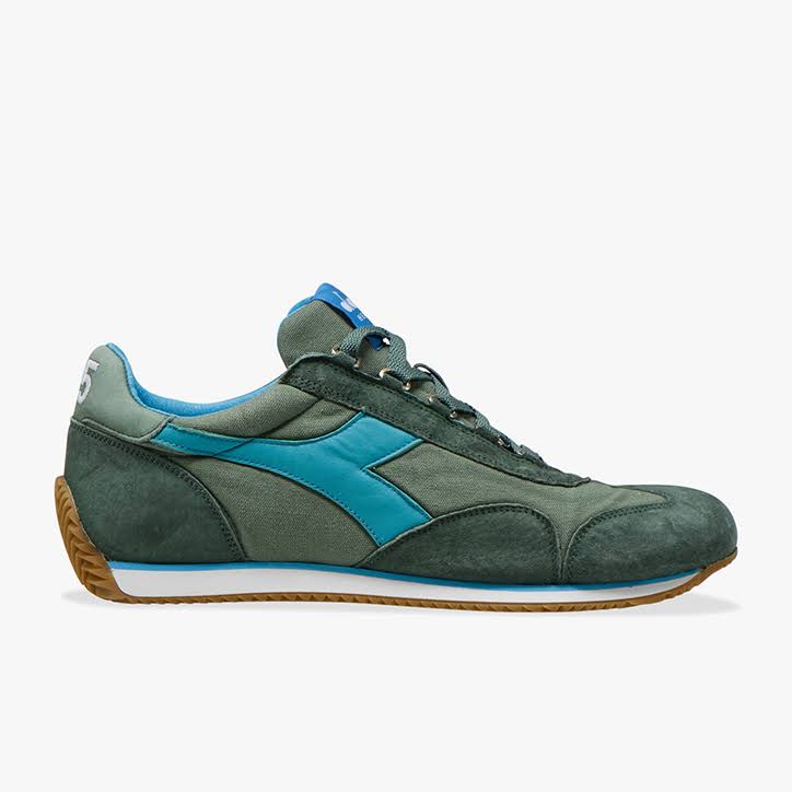 Stone Wash Green Canvas Shoes O4679