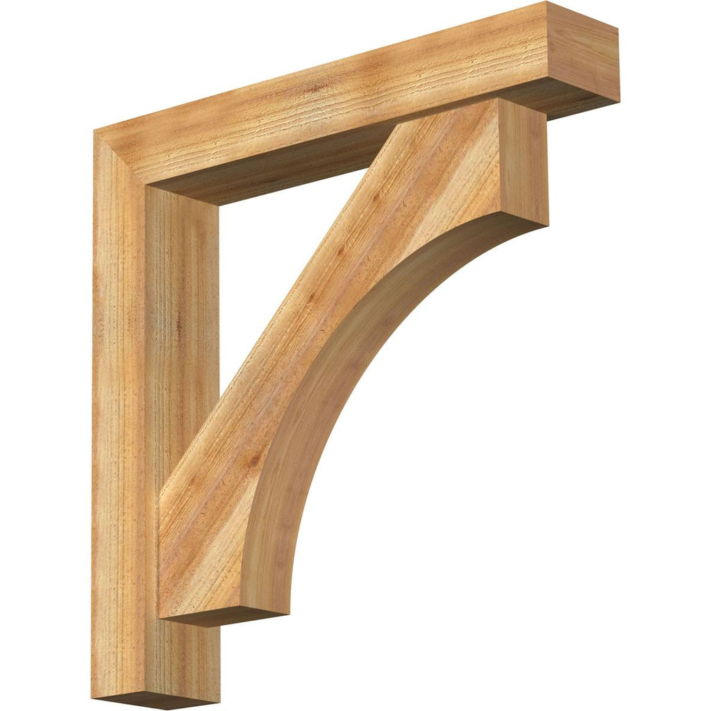 Western Red Cedar Bracket with Offset Brace P69649