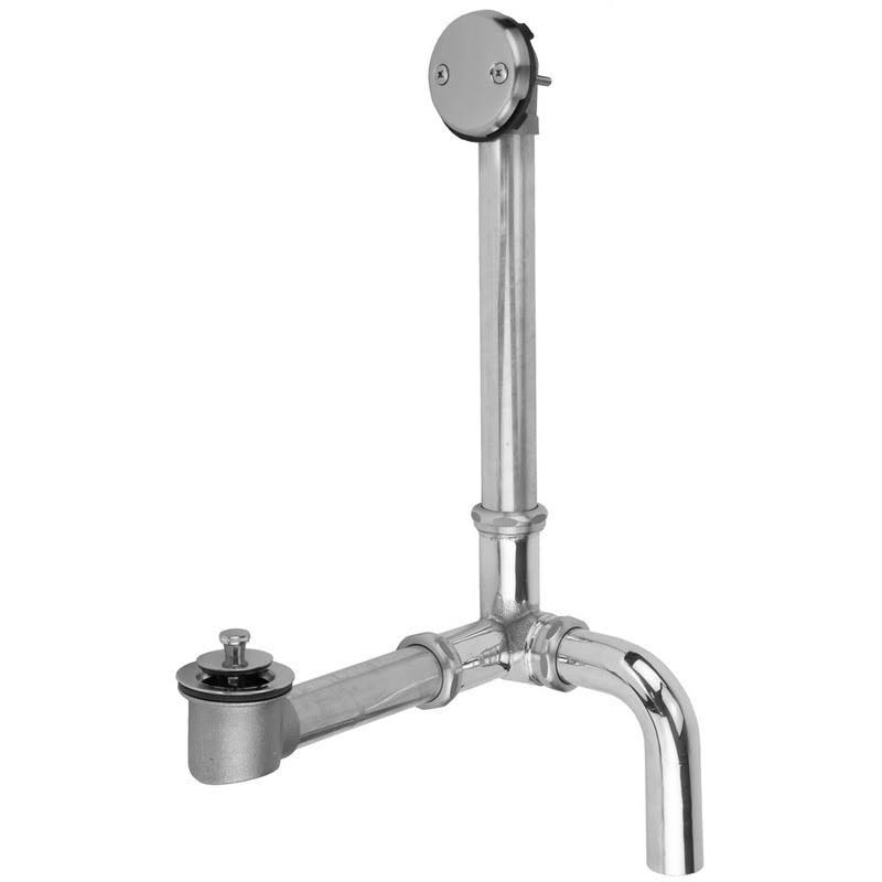 Satin Brass Two Hole Tub Waste A77086