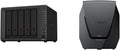 5-Bay DiskStation Black & Dual-Band Wi-Fi 6 Router 2.5Gbps Ethernet N9362