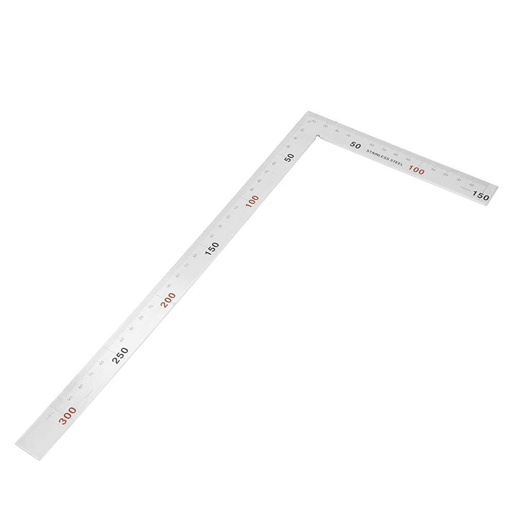L-Shaped Stainless Steel 90 Degree Right Angle Square Ruler Q895