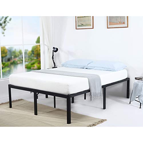 18 Inch Tall Metal Slat Bed Frame (Full) D663671