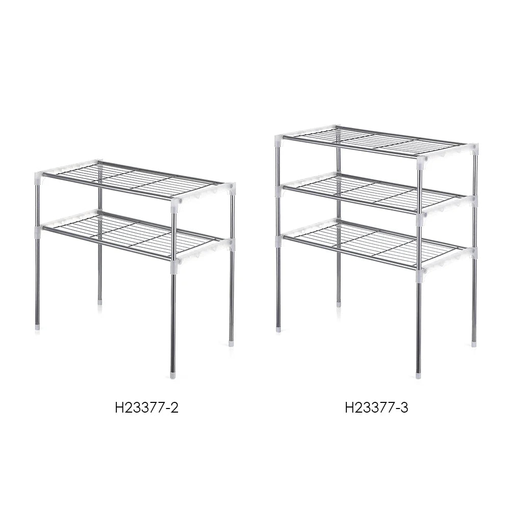 3-Tier Kitchen Storage Shelf Rack Microwave Oven Shelving Unit X844189