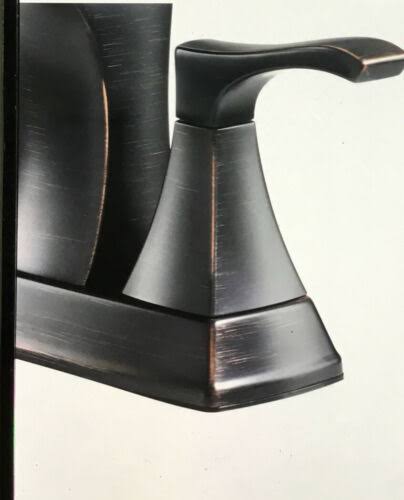 Tuscan Bronze 4 in. Centerset 2-Handle Bathroom Faucet S35838