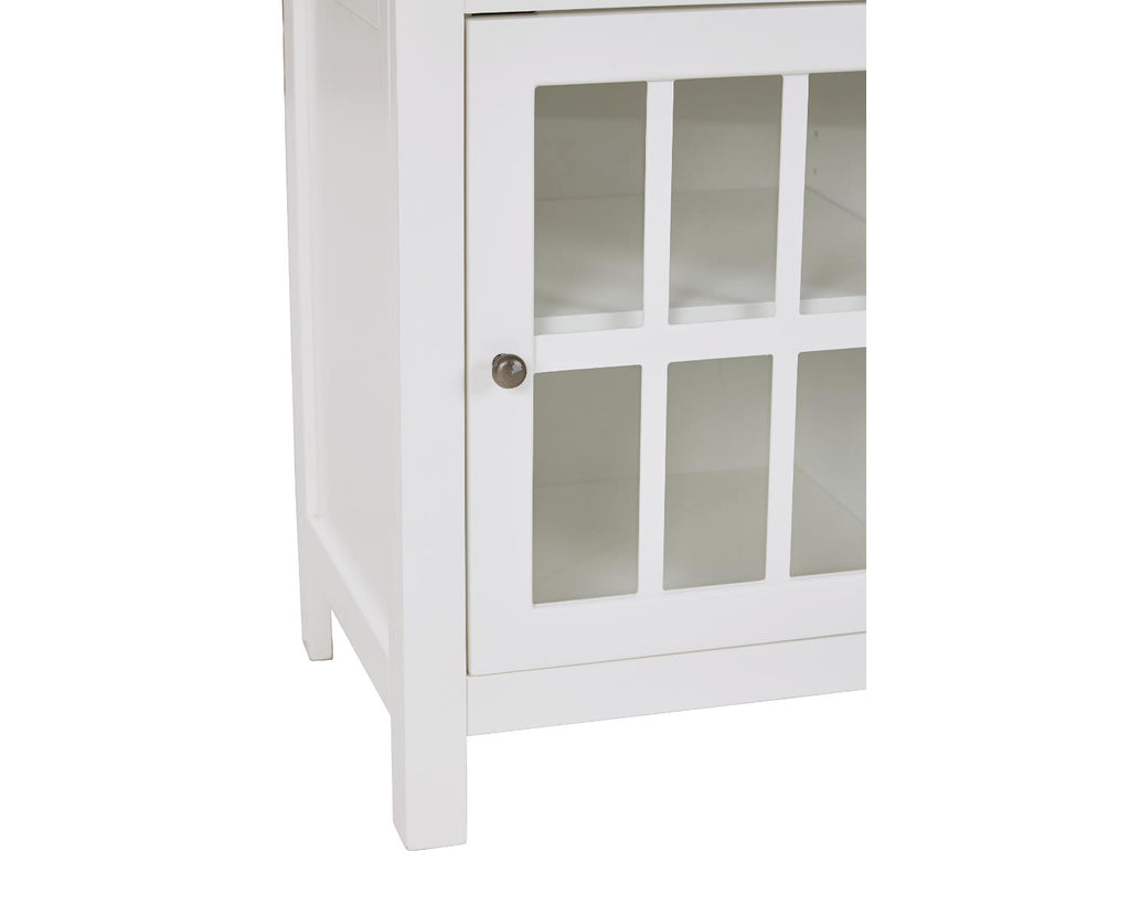 White Accent Cabinet F2054