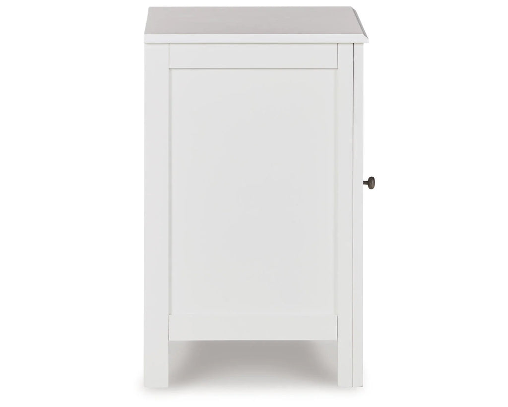 White Accent Cabinet F2054