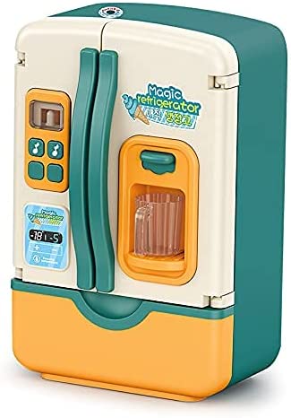Blue/Pink Kids Simulation Refrigerator Pretend Play Toy J193