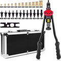 16 Rivet Nut Tool Set with 115Pcs Assorted Rivet Nuts and aluminum Carrying Case U150447
