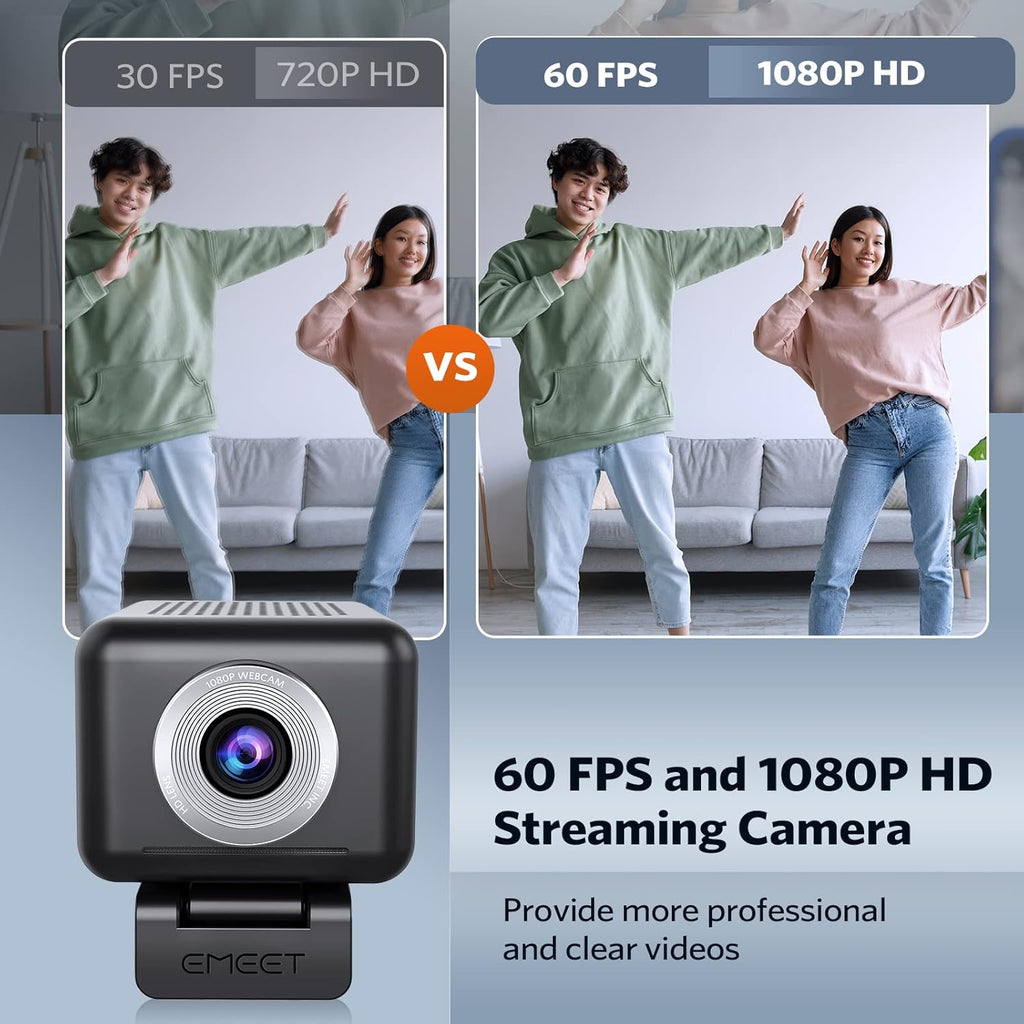 3 in 1 1080P 60FPS Webcam with Microphone and Speaker C5635