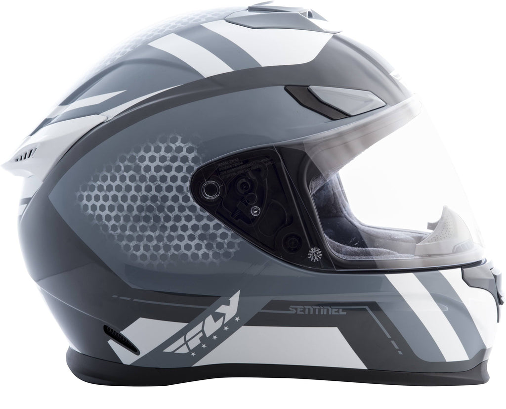 Sentinel Mesh Helmet Grey/White XL B466