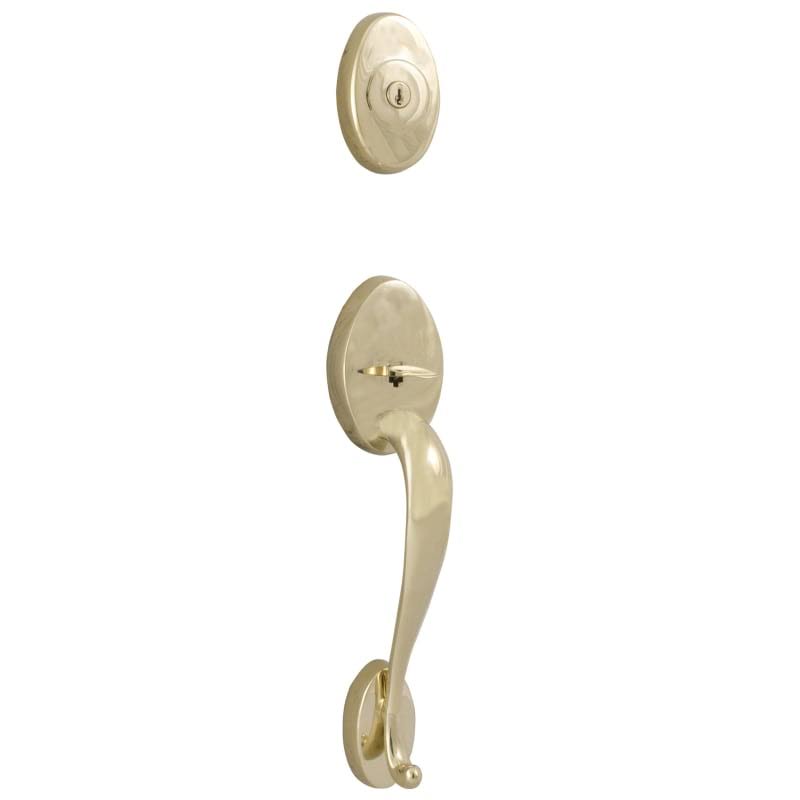 Polished Brass Dummy Handleset W492776