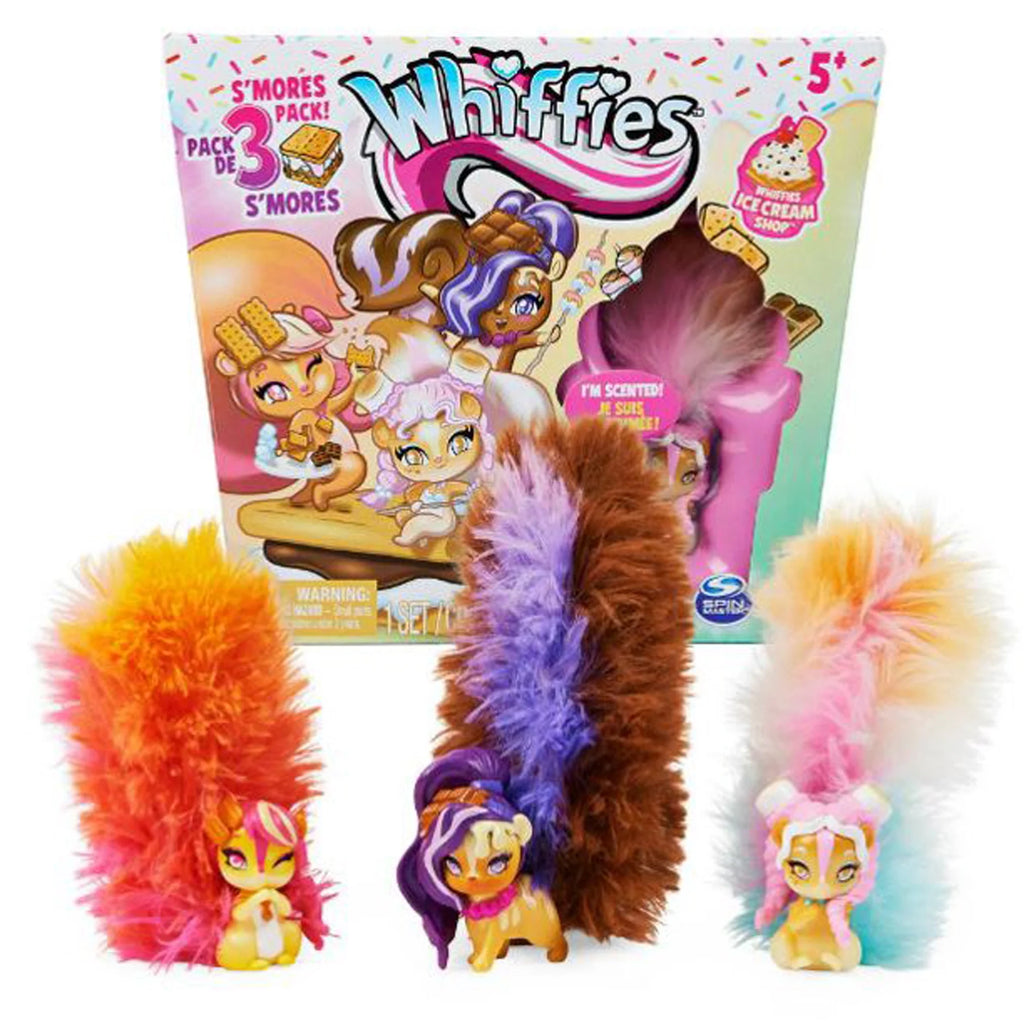 S'mores 3-Pack Collectible Animals with Scented Plush Tails U6644