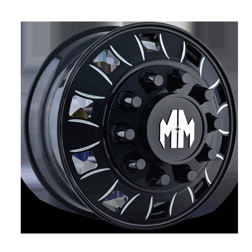 24.5x8.25 Front Black Spokes Wheel N94577