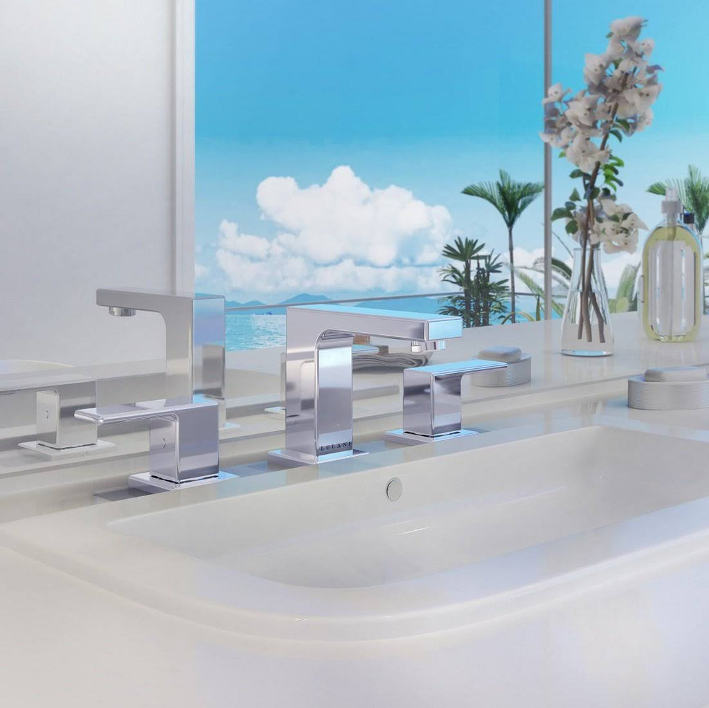 Brushed Nickel 2-Handle Bathroom Faucet P820342