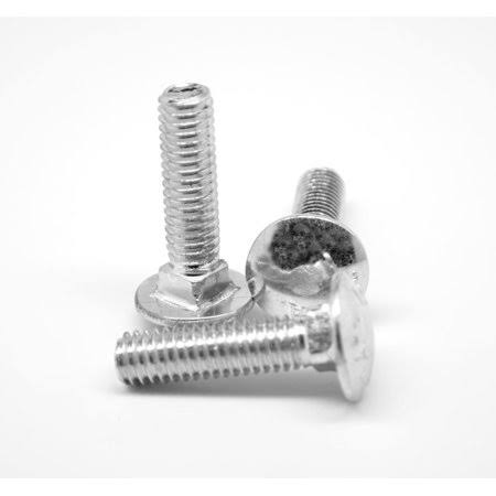 1/4 inch-20 x 2 1/4 inch Coarse Thread Grade 5 Carriage Bolt Medium Carbon Steel Zinc Plated Pk 600 N2391
