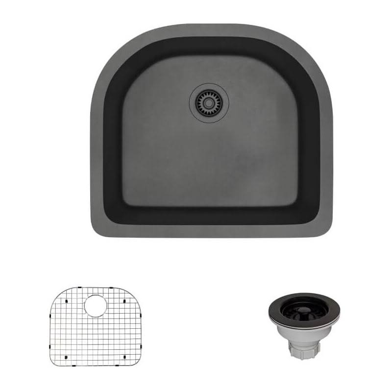 Composite Granite Kitchen Sink, Carbon E154