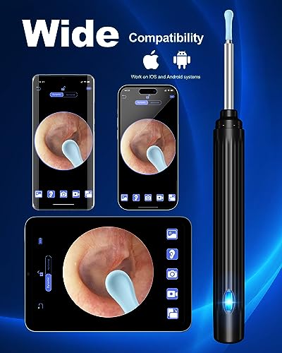 Ear Wax Removal Tool Camera with 6 LED Lights and 6 Ear Picks G936