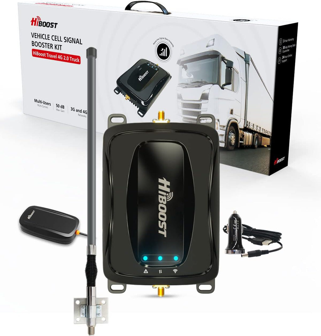 Car Cell Phone Booster with Magnetic Roof Antenna O333807
