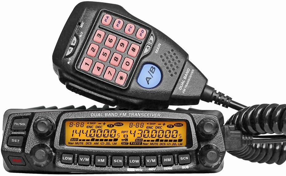 Dual Band Mobile Transceiver VHF/UHF Transmitter Vehicle Radio L407787