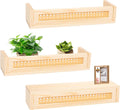 16" Rattan Shelf Set of 3 O269098
