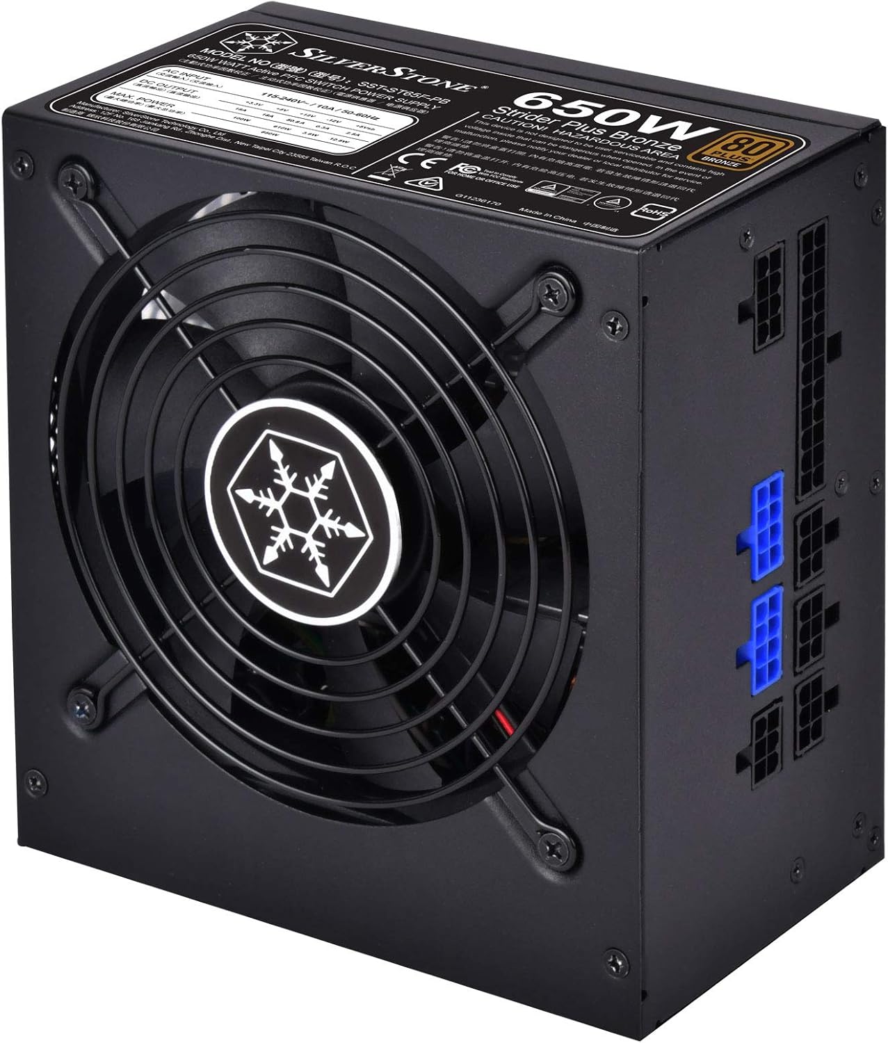 650 Watt ATX Power Supply 80 Plus Bronze Modular X599