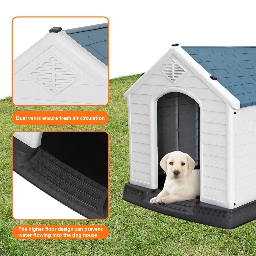 Large Insulated Waterproof Dog House Pet Kennel I830418