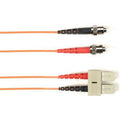 Orange 15-M ST-SC Multimode Fiber Optic Patch Cable Q6538