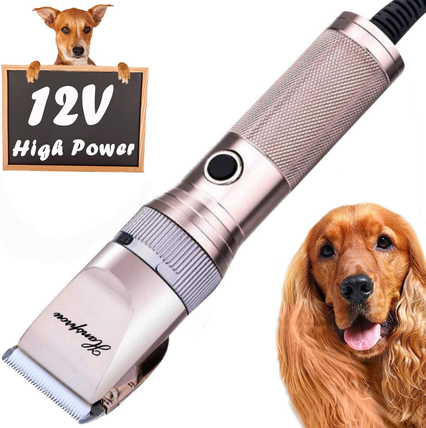 Dog Shaver Clippers with Guard Combs M9247