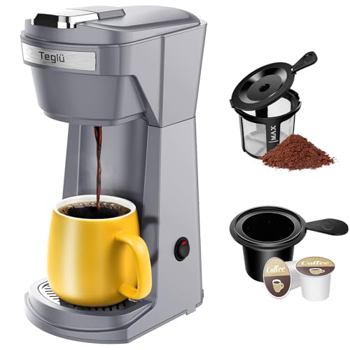 Gray Single Serve Coffee Maker P737