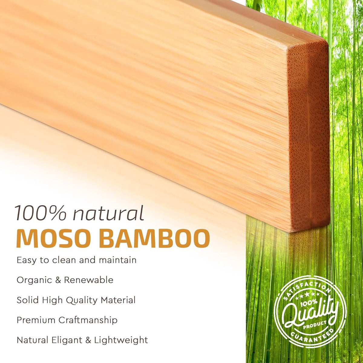 Natural Bamboo 2-Pack Expandable Drawer Divider Organizers E597