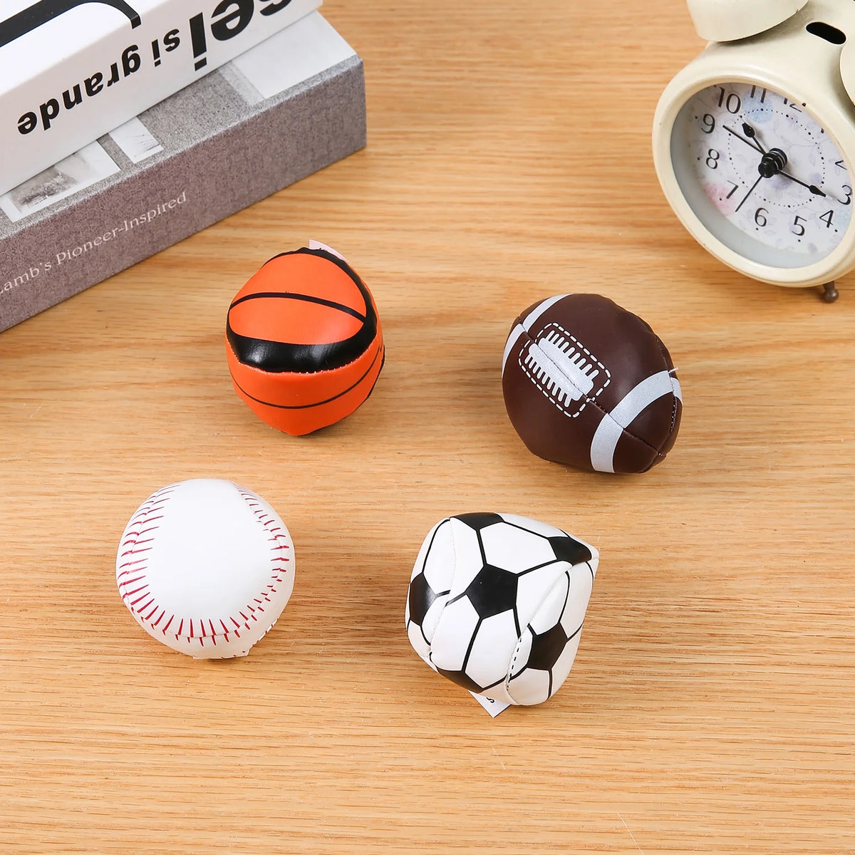 4 Pieces Rexine Hacky Sack Balls V9170