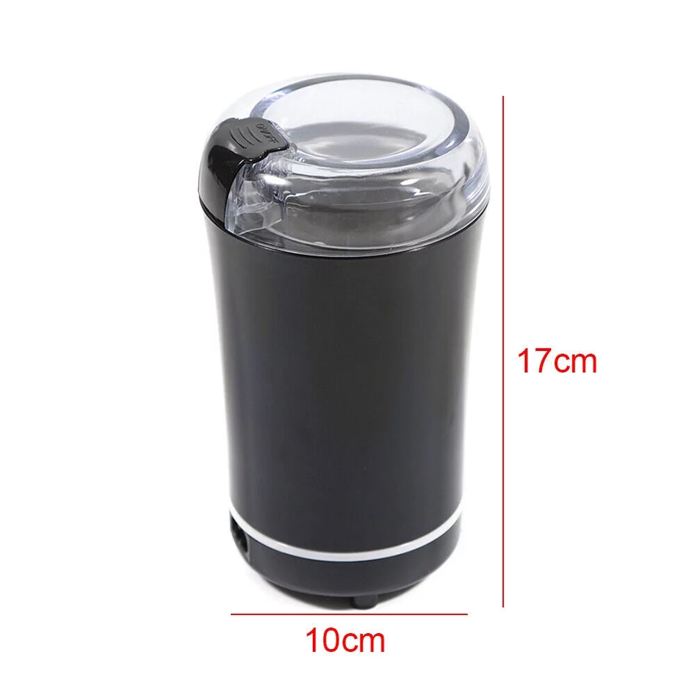 Black Electric Coffee Bean Grinder O718088