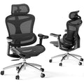 Ergonomic Office Chair with 3D Armrests, Adjustable Backrest, Grey L297