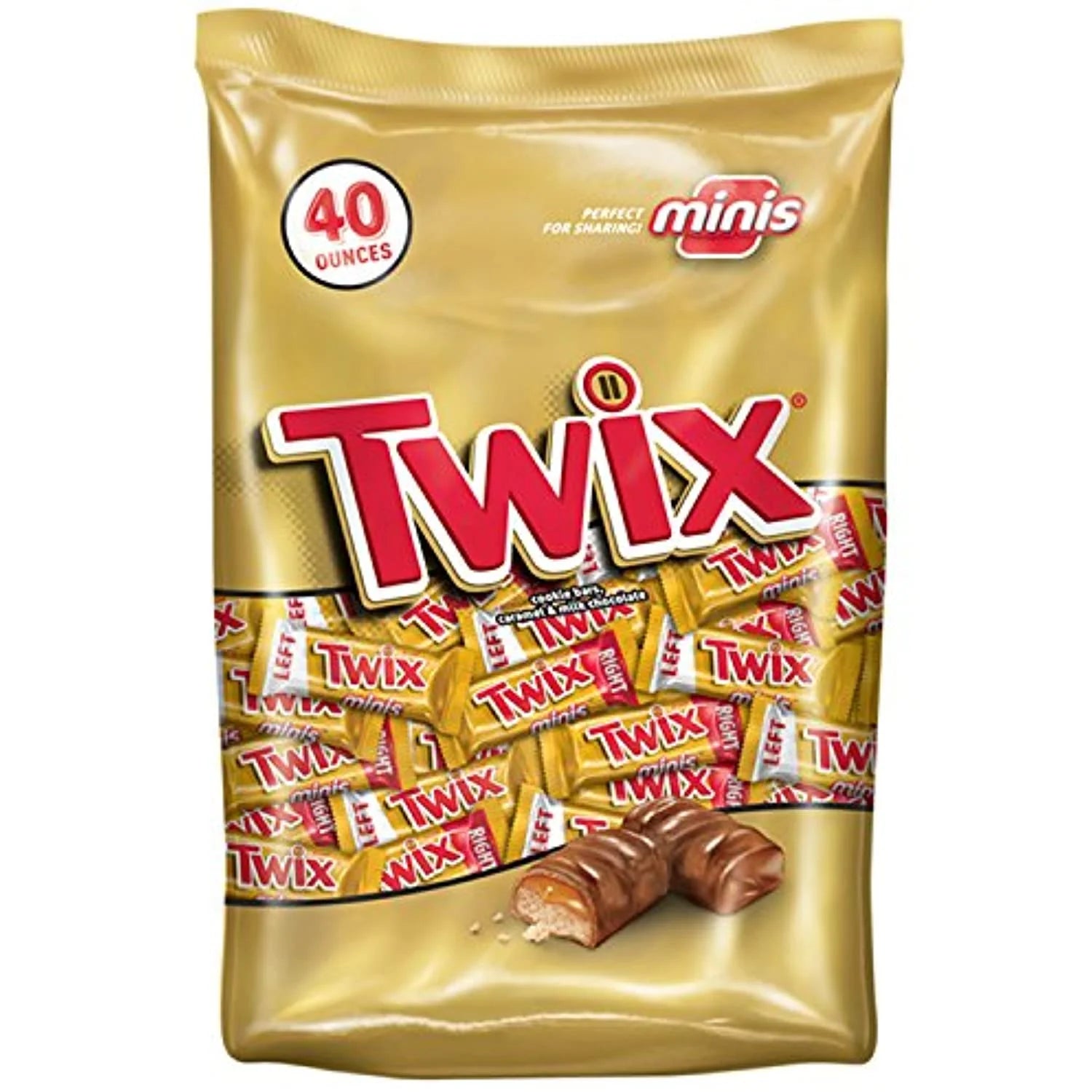 40-Ounce Chocolate Cookie Bar Candy Bag W967991