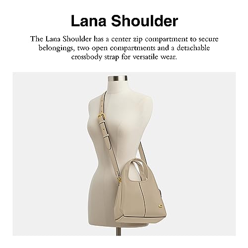 Polished Pebble Leather Lana Shoulder Bag 23 D669