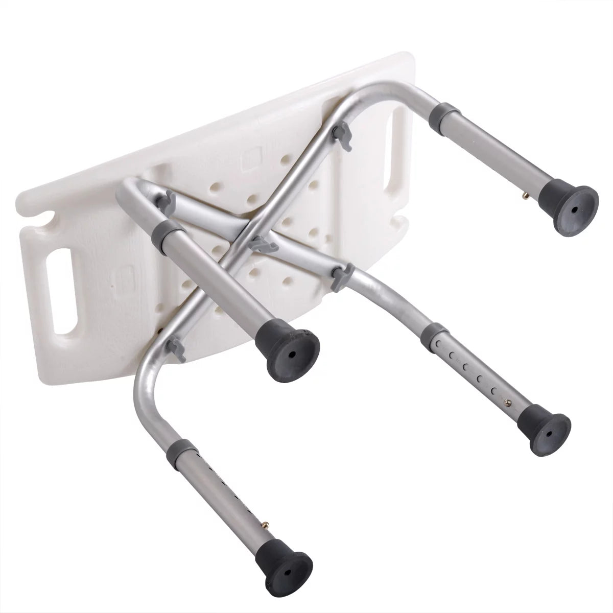White 6 Adjustable Height Bath Shower Chair C52000