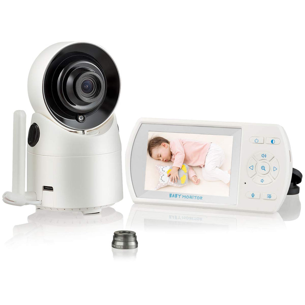 3.5'' LCD Video Baby Monitor, 2-Way Audio, Infrared Night Vision, Pack of 2 K846927