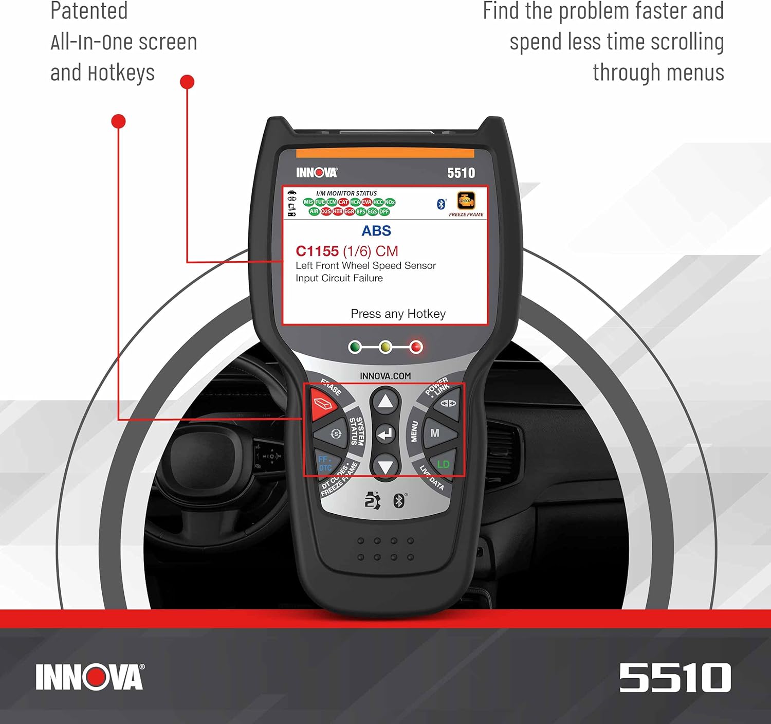 OBD2 Diagnostic Code Scanner K3356