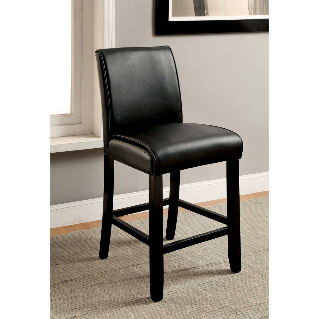 Black 25.5-Inch Counter Stool (Set of 2) C7116