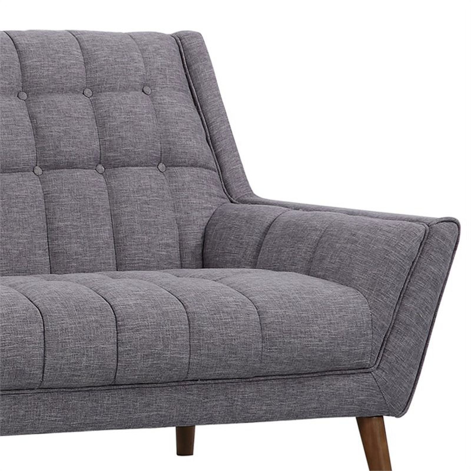 Dark Gray Linen Fabric/Wood Sofa C460