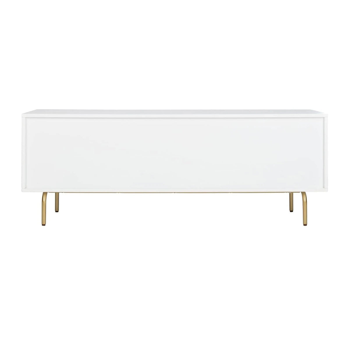 Cream White Washed Media Stand U607754
