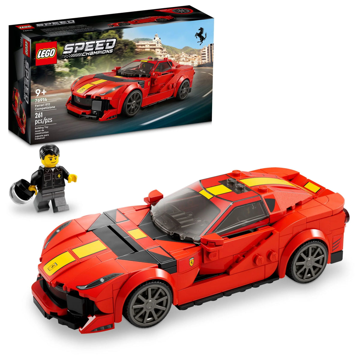 Sports Red Race Car Building Kit I317291