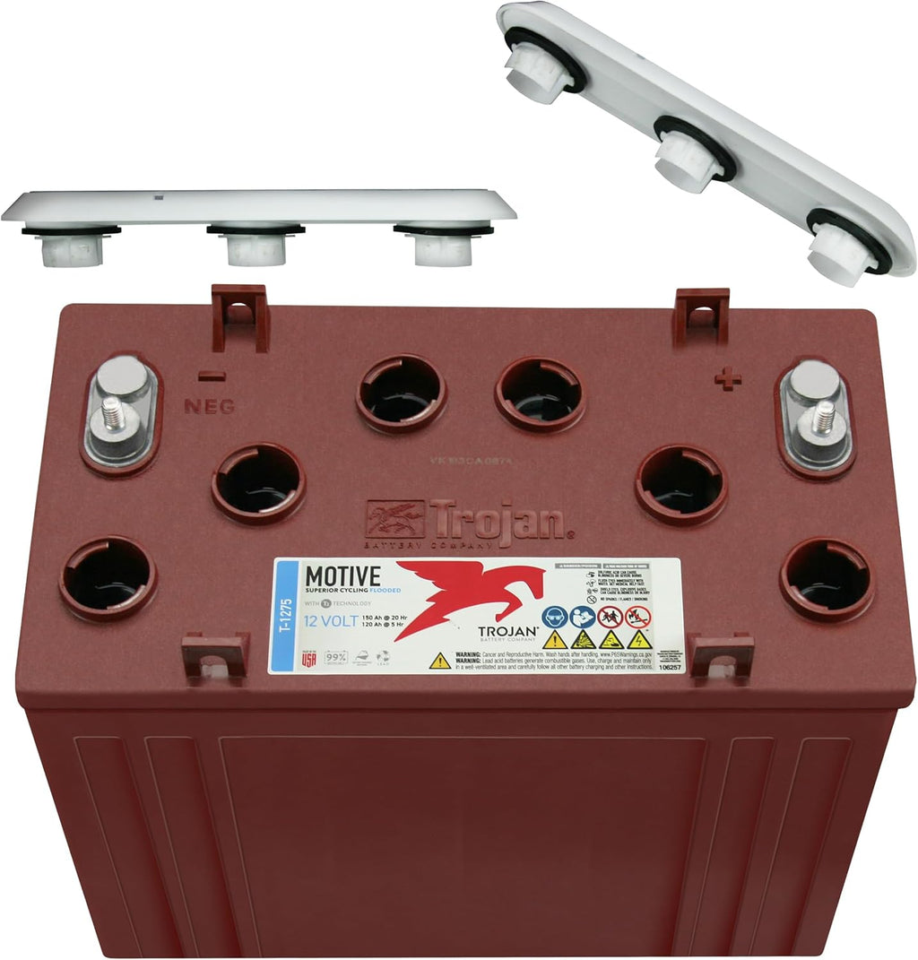 12V 150Ah Flooded Lead Acid Deep Cycle Battery x2 J6367