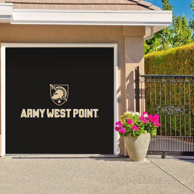 7' x 16' Double Garage Door Decor V4514