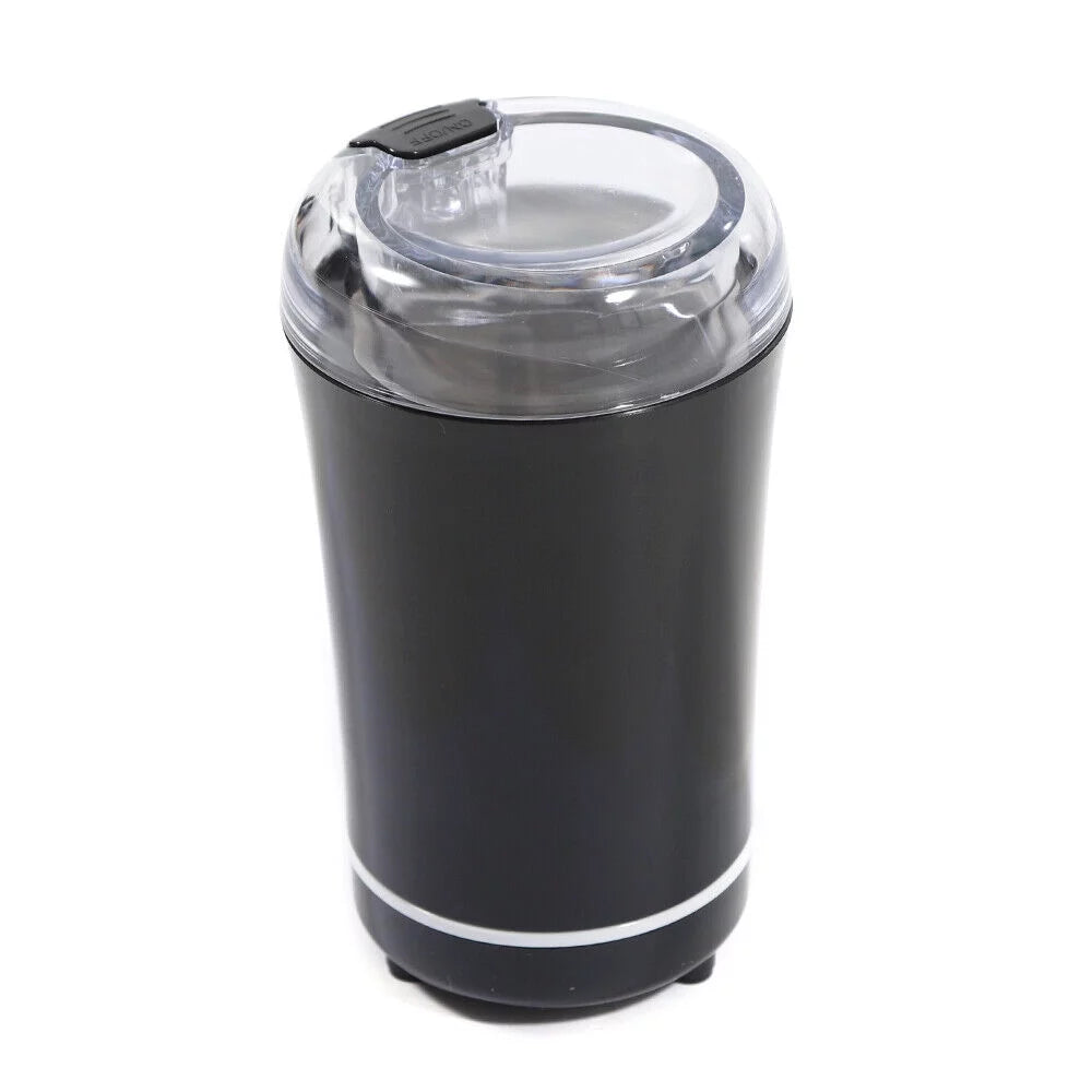 Black Electric Coffee Bean Grinder O718088