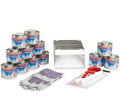 Set of 4 Stove with Therma Fuel (16Hrs) Wrench and Gloves 48 Hours (12 Cans) G838832